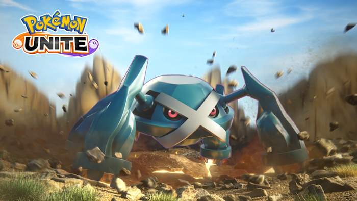 Metagross splash art for Pokemon Unite